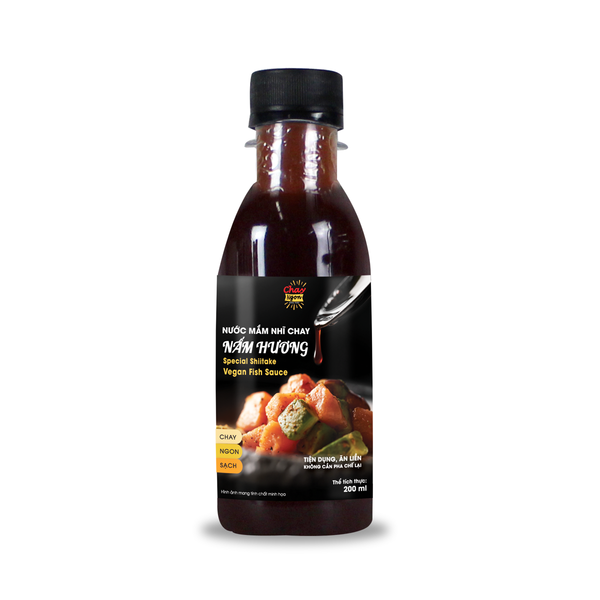 Mini Nước Mắm Nhĩ Chay Nấm Hương vị đậm đà 200ml - Mini Special Shiitake Vegan Fish Sauce