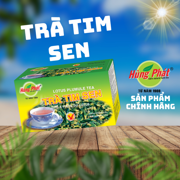 Trà Tim Sen - Lotus Plumule Tea