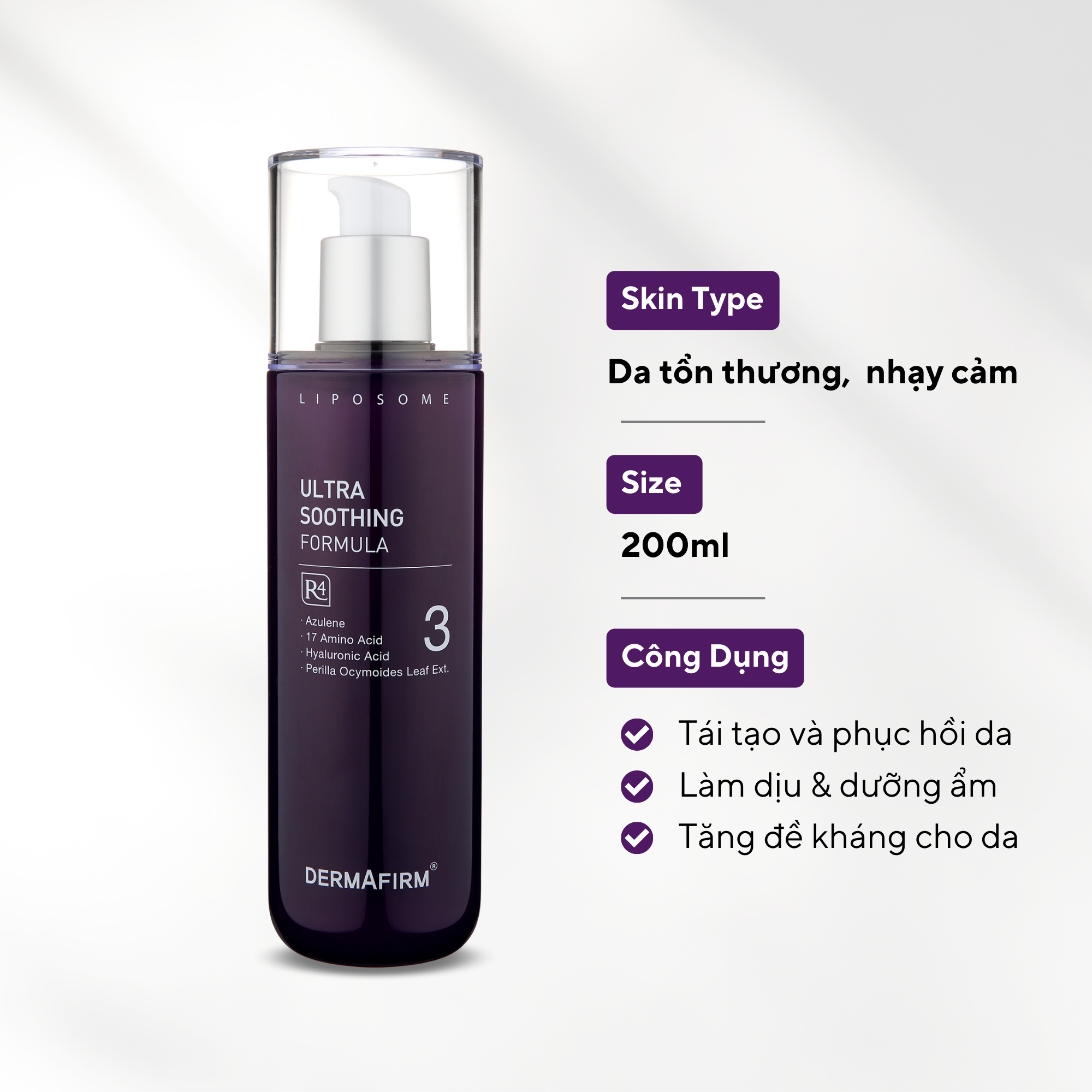  Ultra Soothing Formula R4 - Sữa dưỡng phục hồi cho da tổn thương, giãn mao mạch 