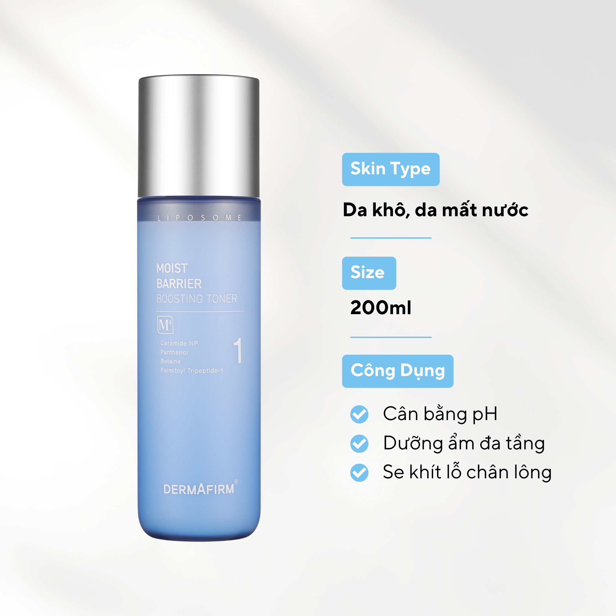 Moist Barrier Boosting Toner M4 - Nước cân bằng dưỡng ẩm đa tầng chống mất nước xuyên biểu bì