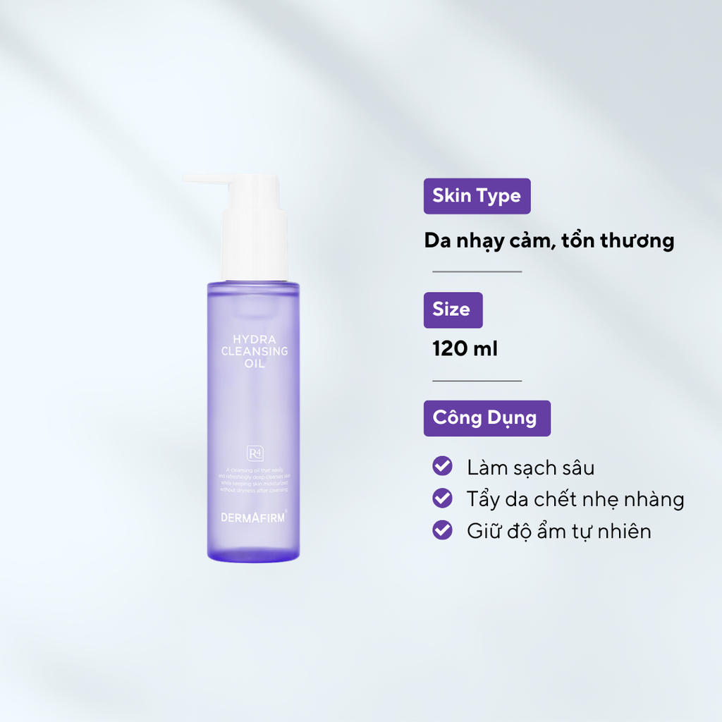 Hydra Cleansing Oil R4 - Dầu tẩy trang phục hồi cho da tổn thương