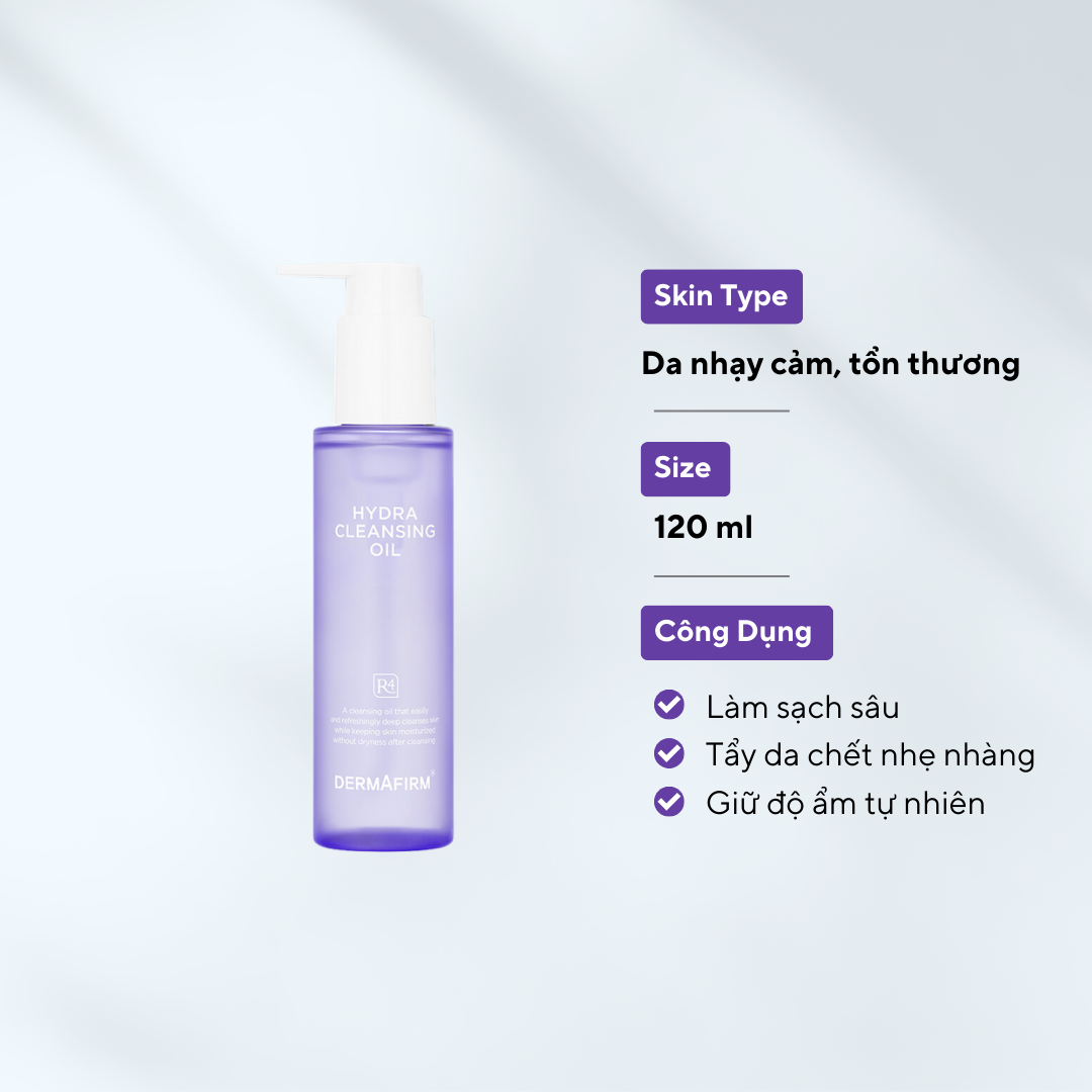 Hydra Cleansing Oil R4 - Dầu tẩy trang phục hồi cho da tổn thương