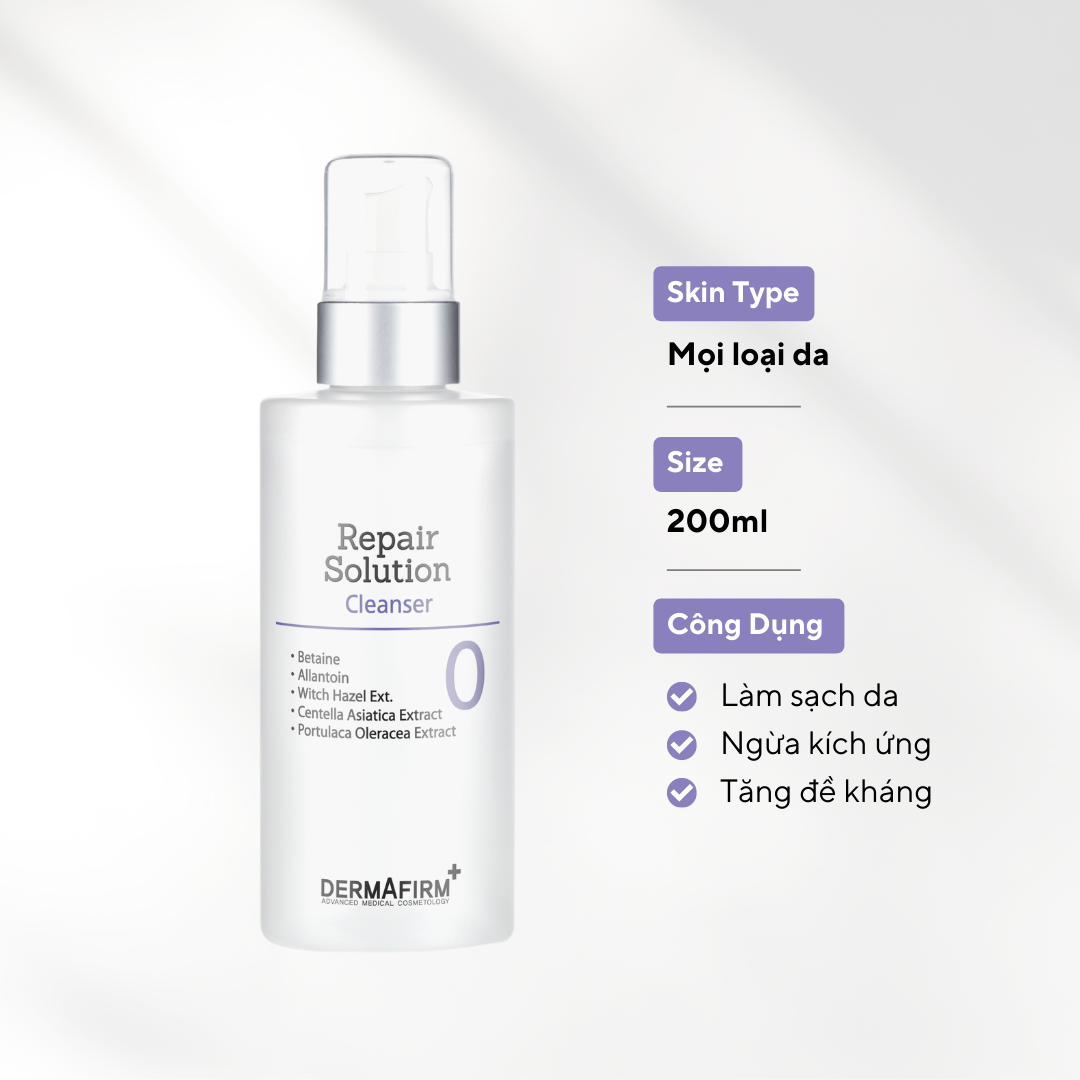 Repair Solution Cleanser - Sữa rửa mặt phục hồi, tái tạo da