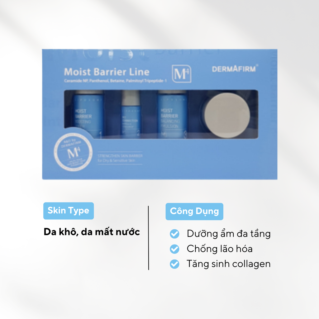 Moist Barrier Line M4 - Bộ Kit cho da khô, mất nước