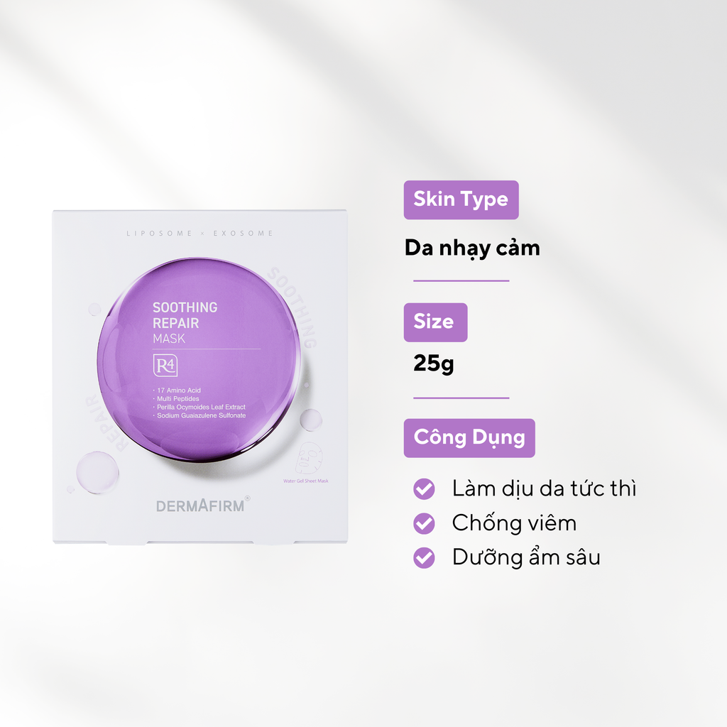 Soothing Repair Mask R4 - Mặt nạ làm dịu phục hồi da tổn thương