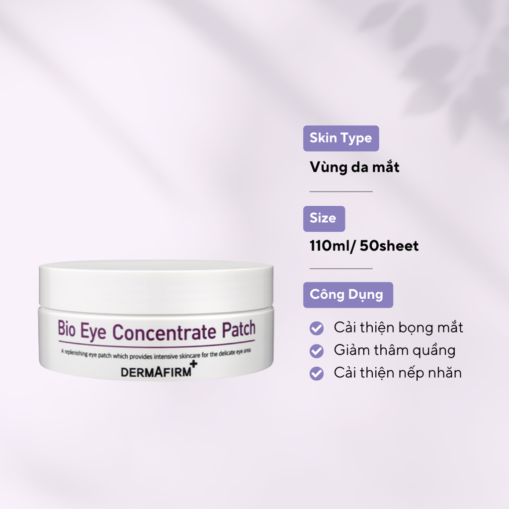 Bio Eye Concentrate Patch - Mặt nạ miếng trẻ hóa và giảm bọng mắt