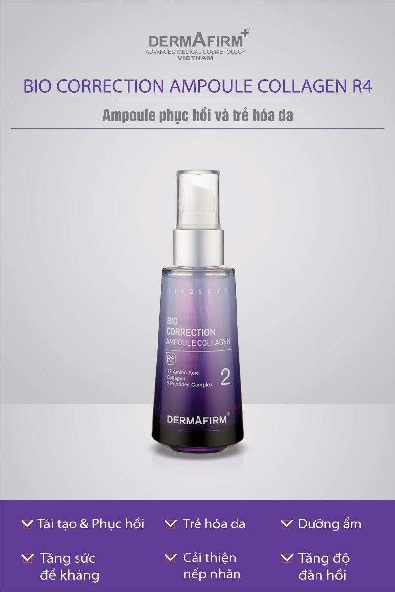  Bio Correction Ampoule Collagen R4 - Ampoule phục hồi và trẻ hóa da 