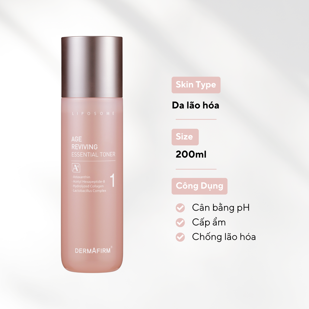  Age Reviving Essential Toner A4 - Nước cân bằng nâng cơ trẻ hóa da 