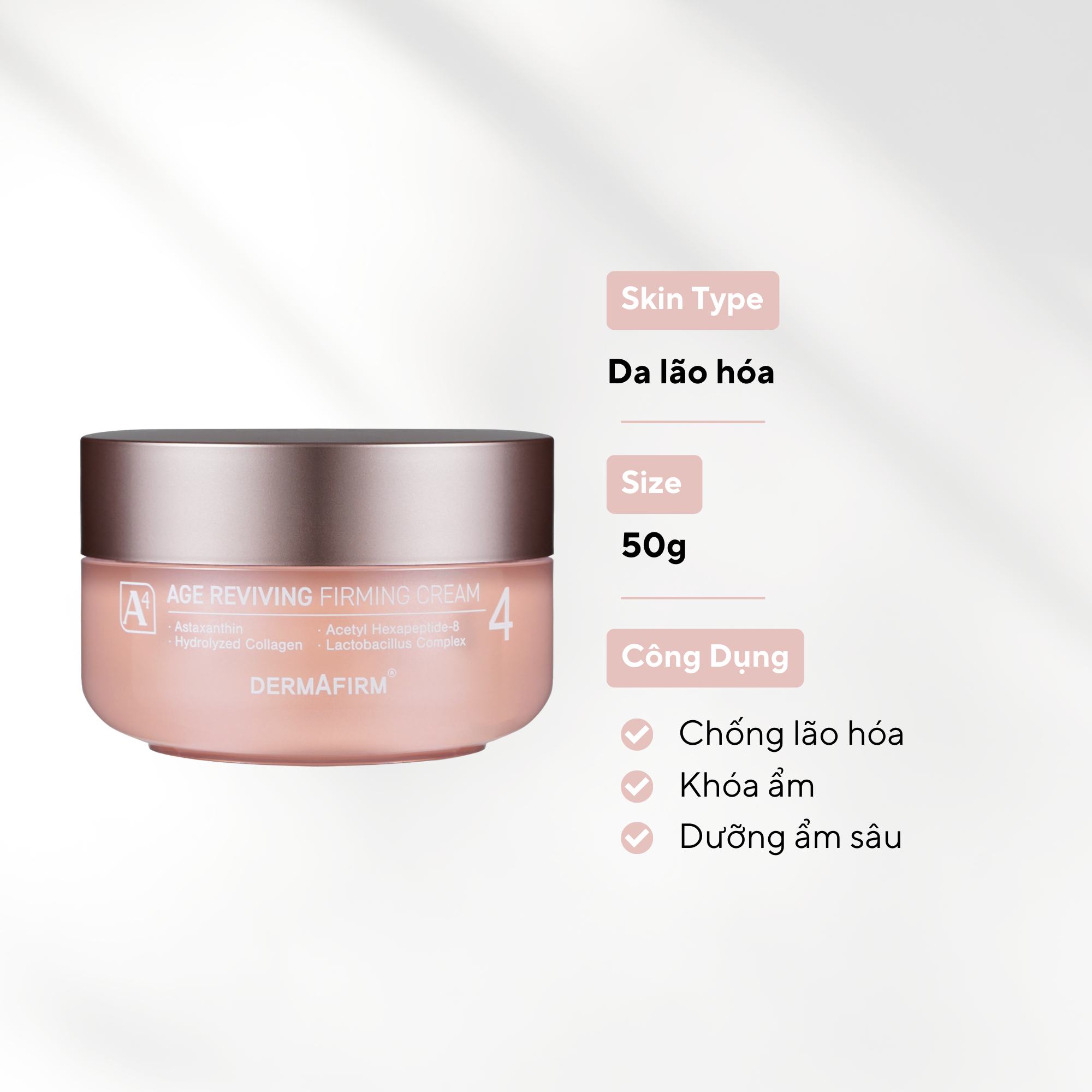 Age Reviving Firming Cream A4 - Kem dưỡng nâng cơ trẻ hóa da