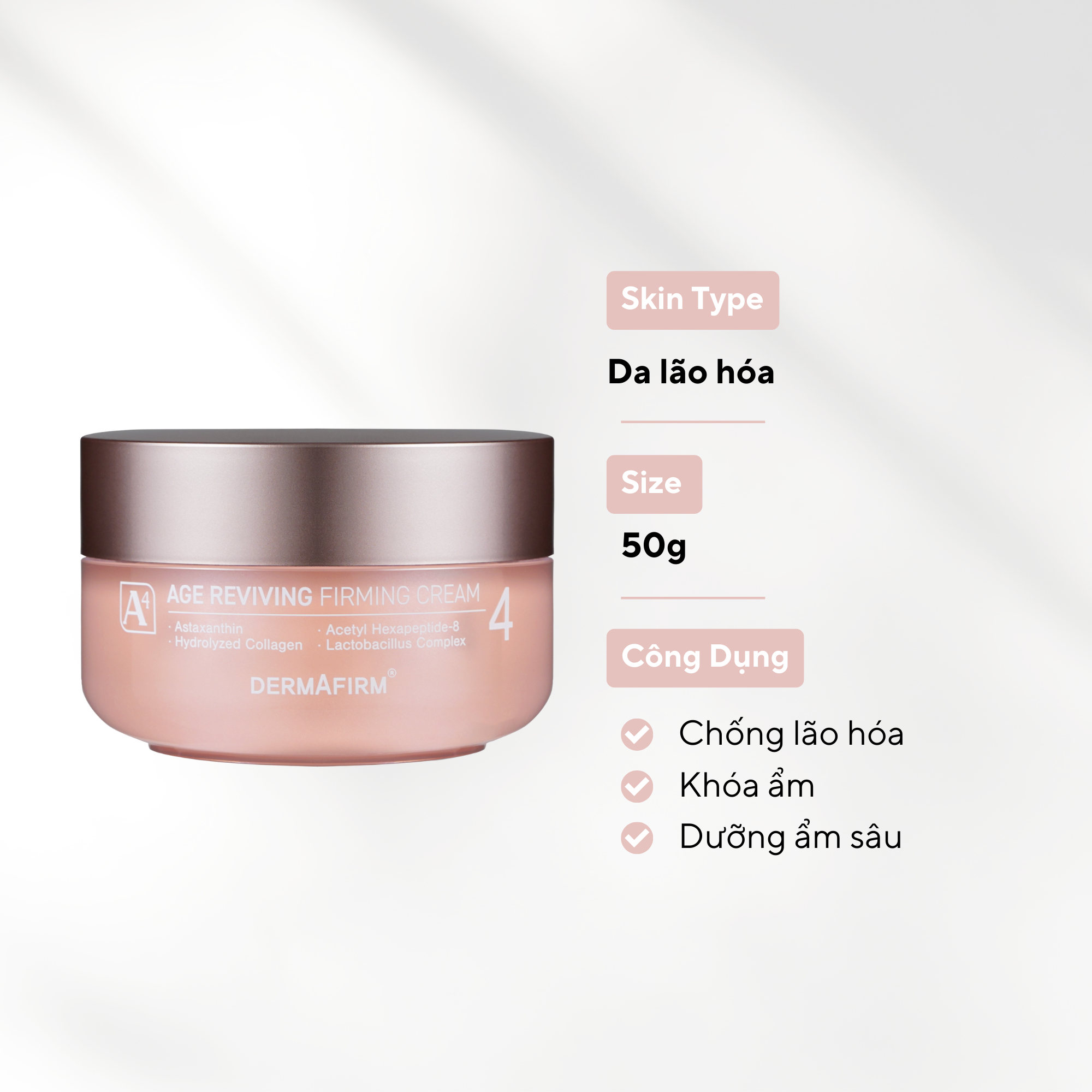  Age Reviving Firming Cream A4 - Kem dưỡng nâng cơ trẻ hóa da 