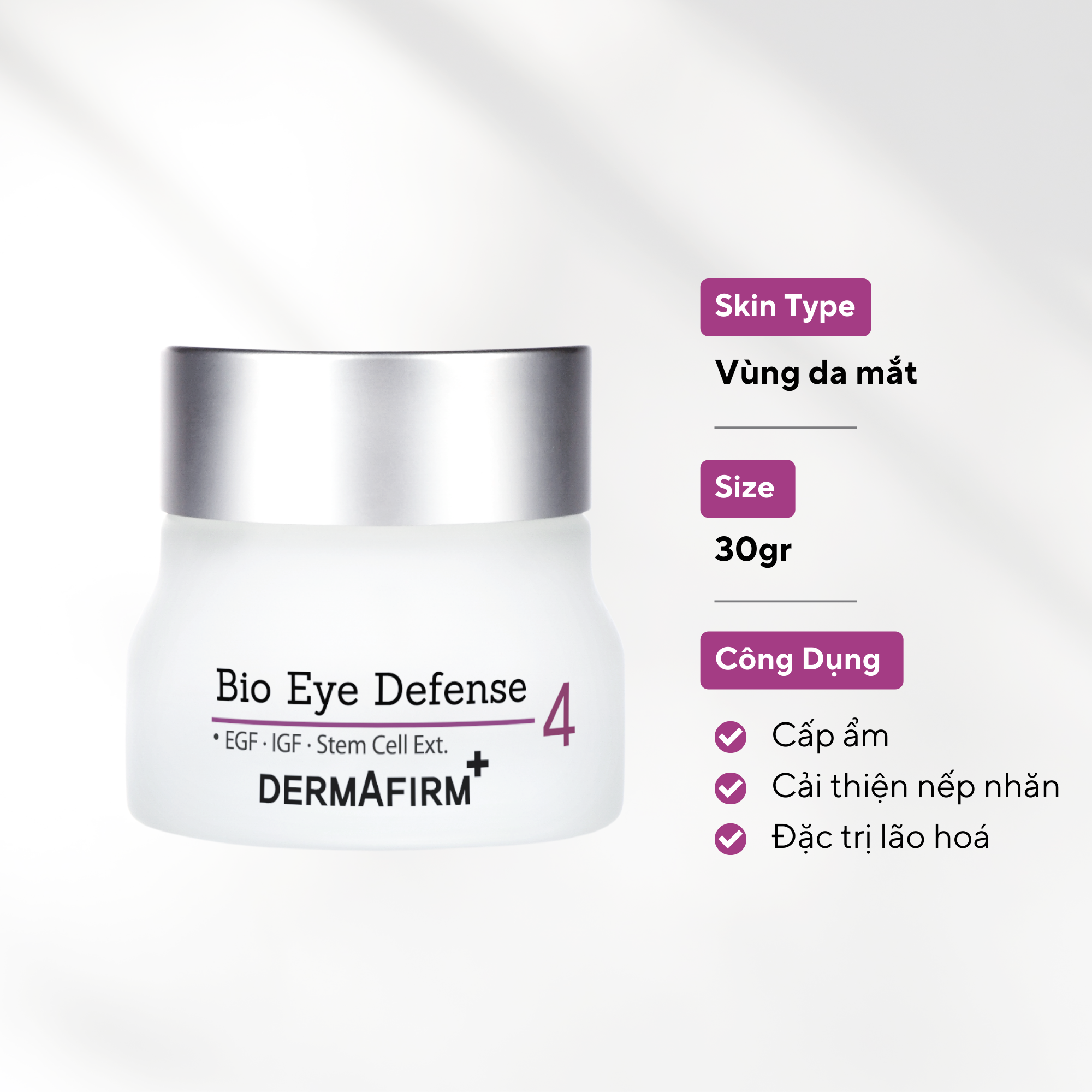 Bio Eye Defense - Kem mắt đặc trị lão hóa