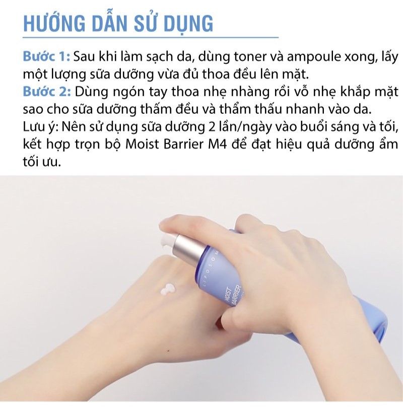  Moist Barrier Balancing Emulsion M4 - Sữa dưỡng ẩm đa tầng chống mất nước xuyên biểu bì 