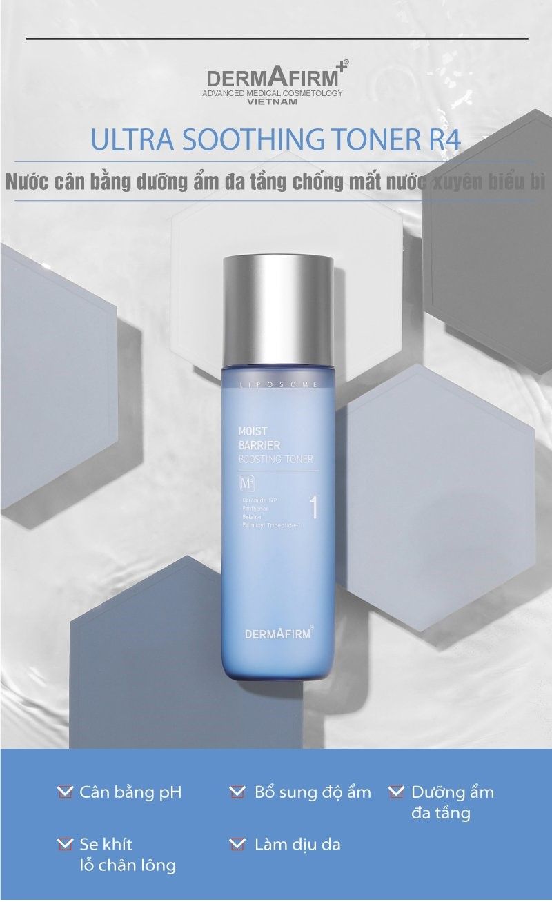  Moist Barrier Boosting Toner M4 - Nước cân bằng dưỡng ẩm đa tầng chống mất nước xuyên biểu bì 