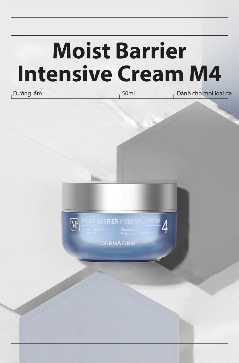  Moist Barrier Intensive Cream M4 - Kem dưỡng ẩm đa tầng chống mất nước xuyên biểu bì 