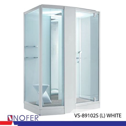 Phòng xông hơi Nofer VS 89102S (L) White