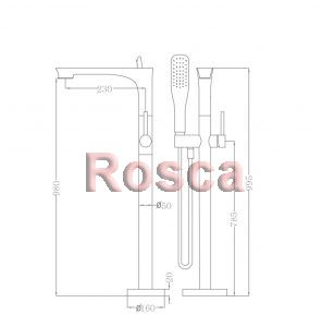 Sen Tắm Bồn Rosca 2509