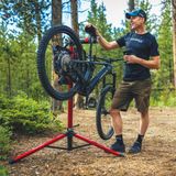 Trainer, rollers, repair stands, storage and tools