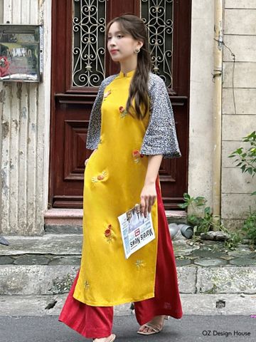 ÁO DÀI LINEN LỤA