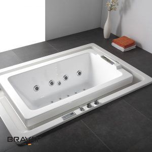 2.1m Overflow Massage Bathtub B25001DW-4