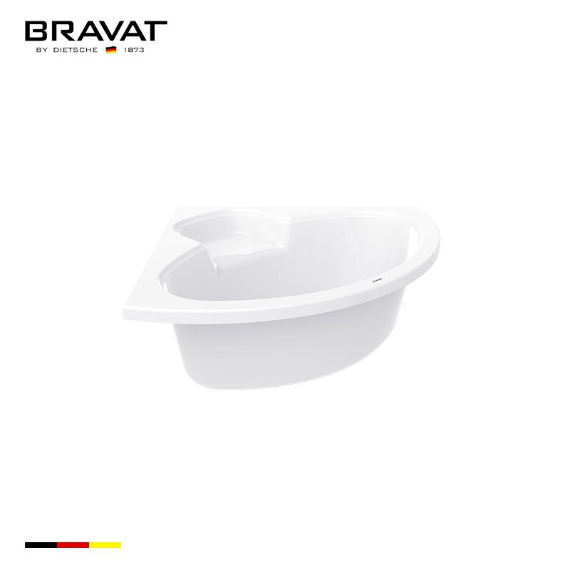 1.4m Deck Mounted Simple Bathtub B25413W