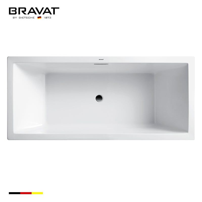 1.5m Deck Mounted Simple Bathtub B25513W