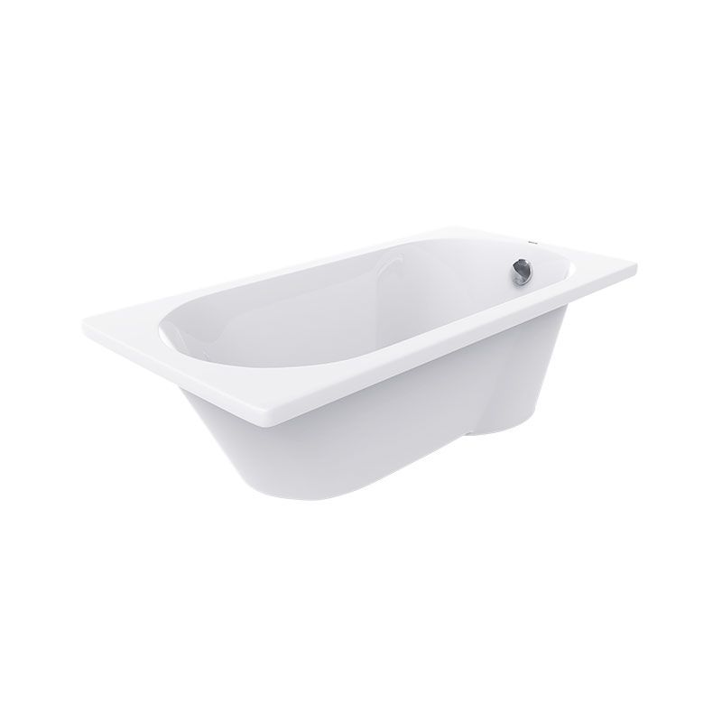1.7m Deck Mounted Simple Bathtub B25705W