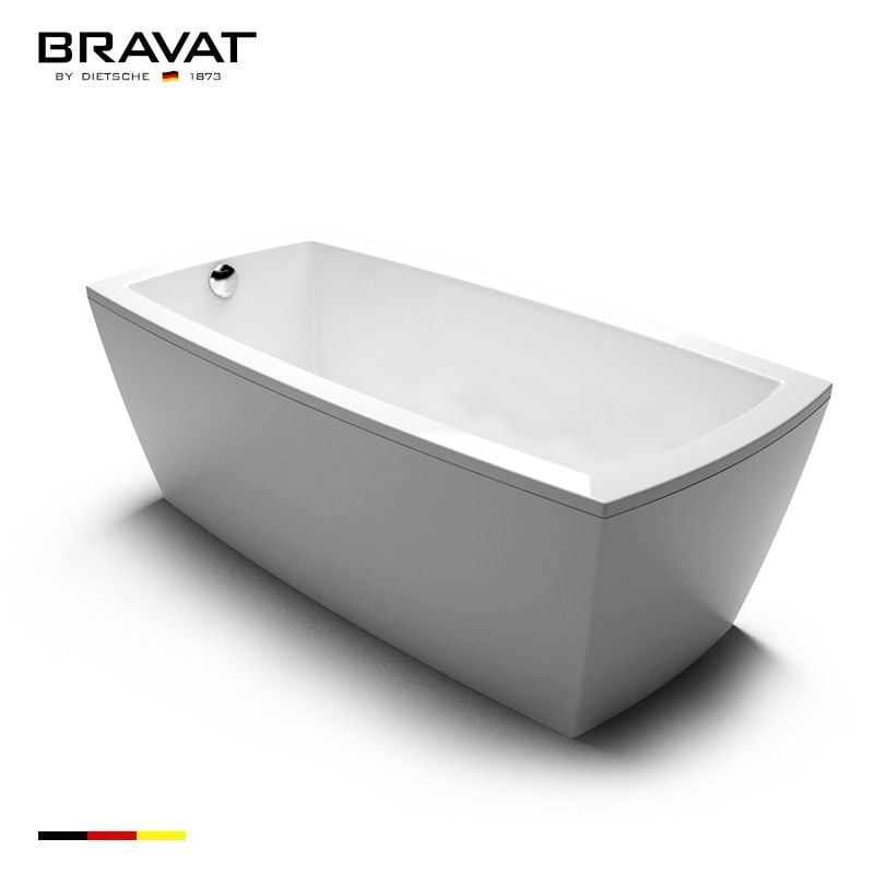 Acrylic Free Standing Bathtub B25807TW-1W