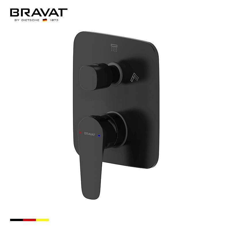 Built-in Bath & Shower Mixer Trim Set (2-function) PB8173218BW-2-ENG