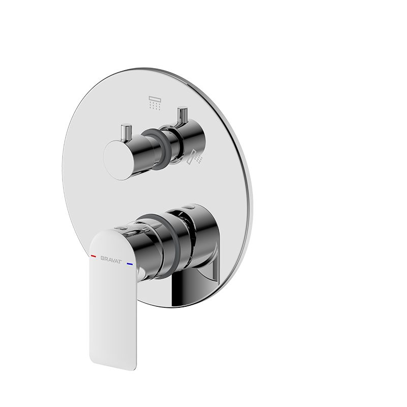 Built-in Bath & Shower Mixer Trim Set (2-function) PB8369402CP-2-ENG