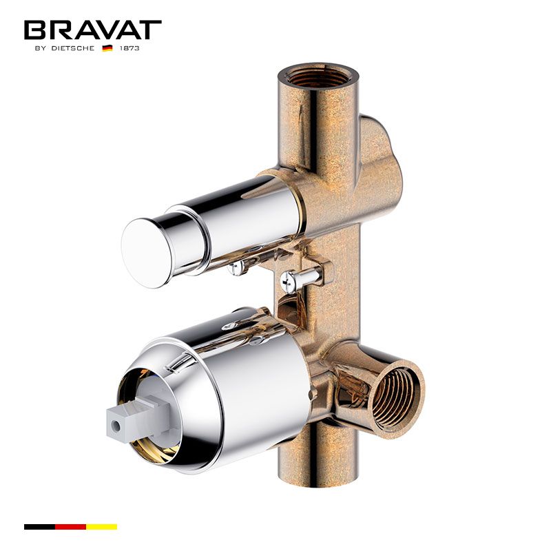 Built-in Bath & Shower Mixer Body Set (2-function) D9100CP-ENG