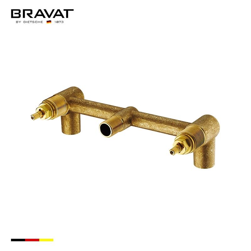 Two Handles Built-in Basin Mixer Body Set D970C-ENG