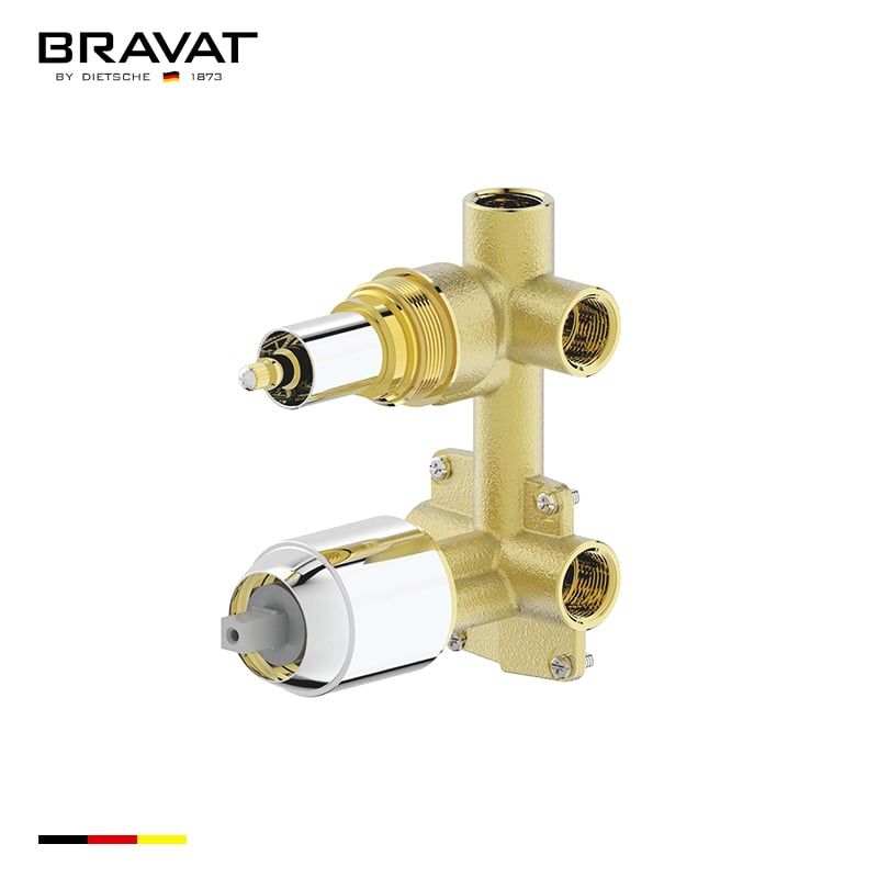 Built-in Bath & Shower Mixer Body Set (2-function) D982CP-B-ENG