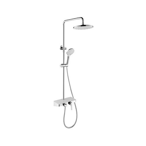 Single Handle Wall Mounted Shower Bar (w/Spout) F6370403CP-A