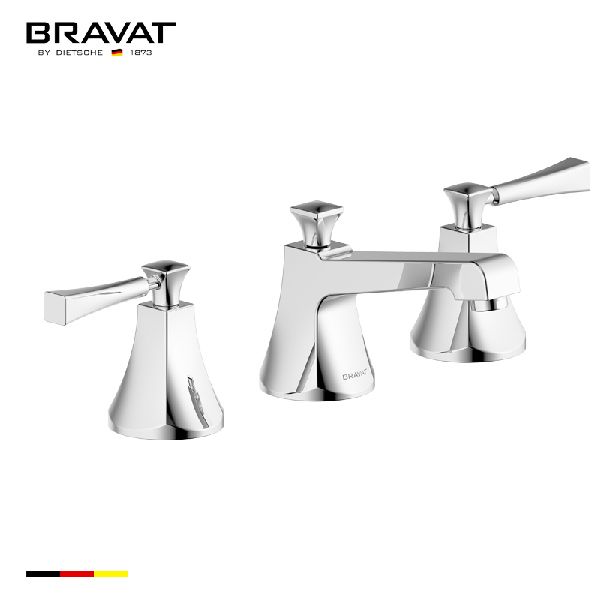 Two Handles 3-hole Basin Mixer F22994CP-ENG