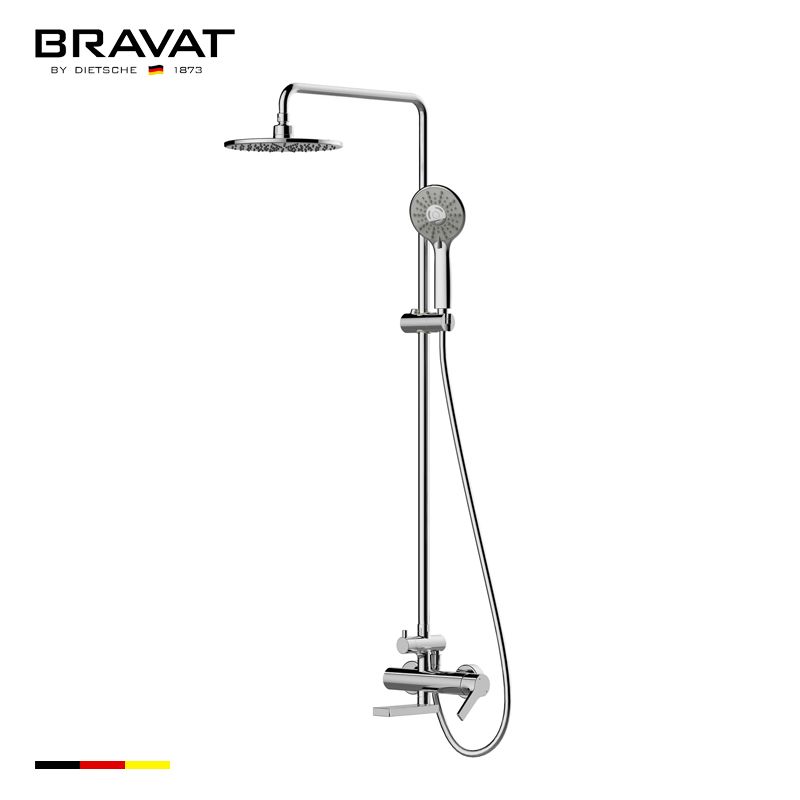 Single Handle Wall Mounted Shower Bar(w/ Spout) F63379C-A-ENG