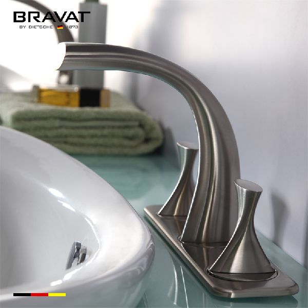 Two Handles 3-hole Basin Mixer F24691NE-ENG