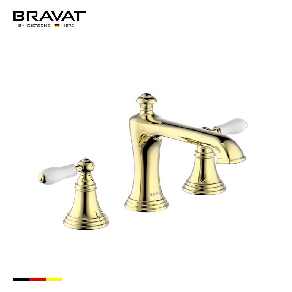 Two Handles 3-hole Basin Mixer F25193BAF-ENG