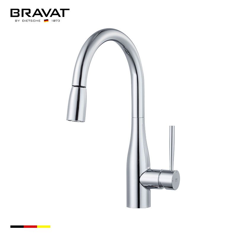 Single Handle pull-out Kitchen Mixer (Low lead) F7164208CP-1