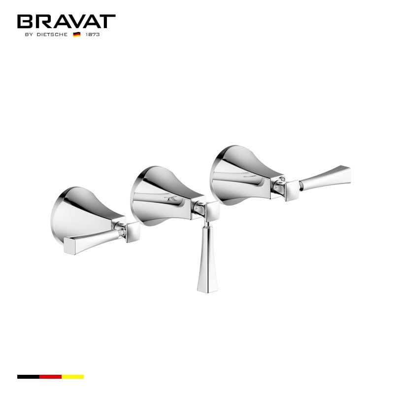 Built-in Shower Mixer Trim Set P69225CP-ENG