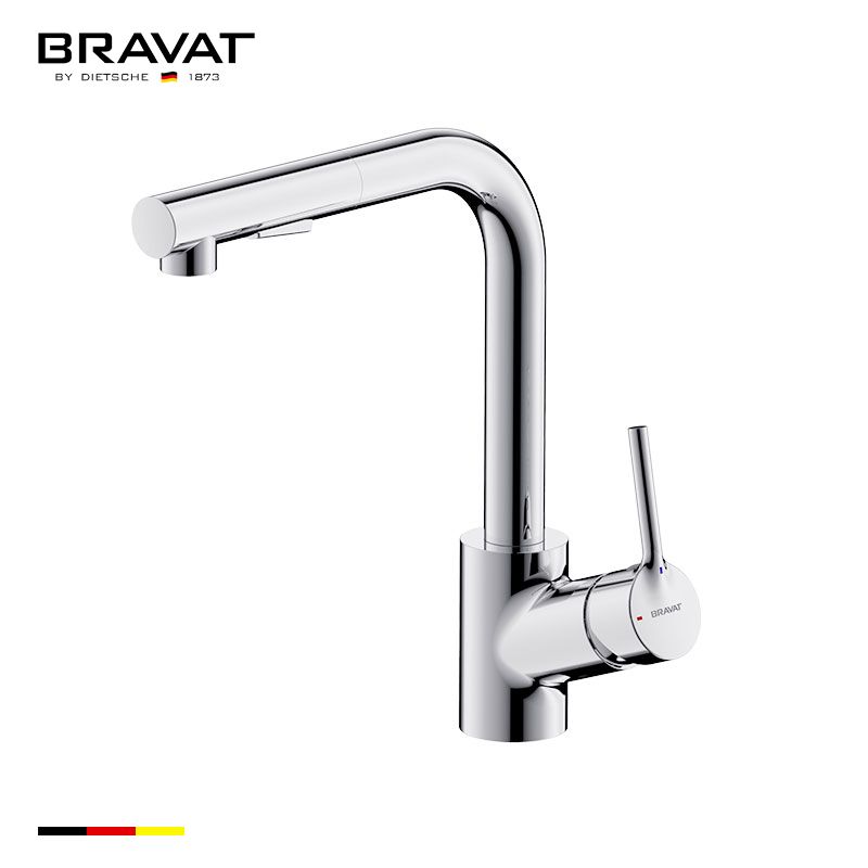 Single Handle Pull-out Basin Mixer (w/Spout) F1172217CP-4