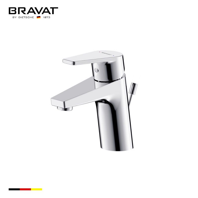 Single Handle Basin Mixer With Lift-Rod Pop-Up Waste F15299C-1A-05