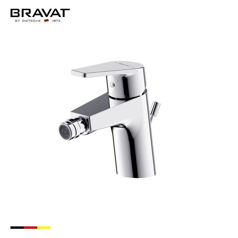 Single Handle Bidet Mixer With Lift-Rod Pop-Up Waste F35299C-1A-05