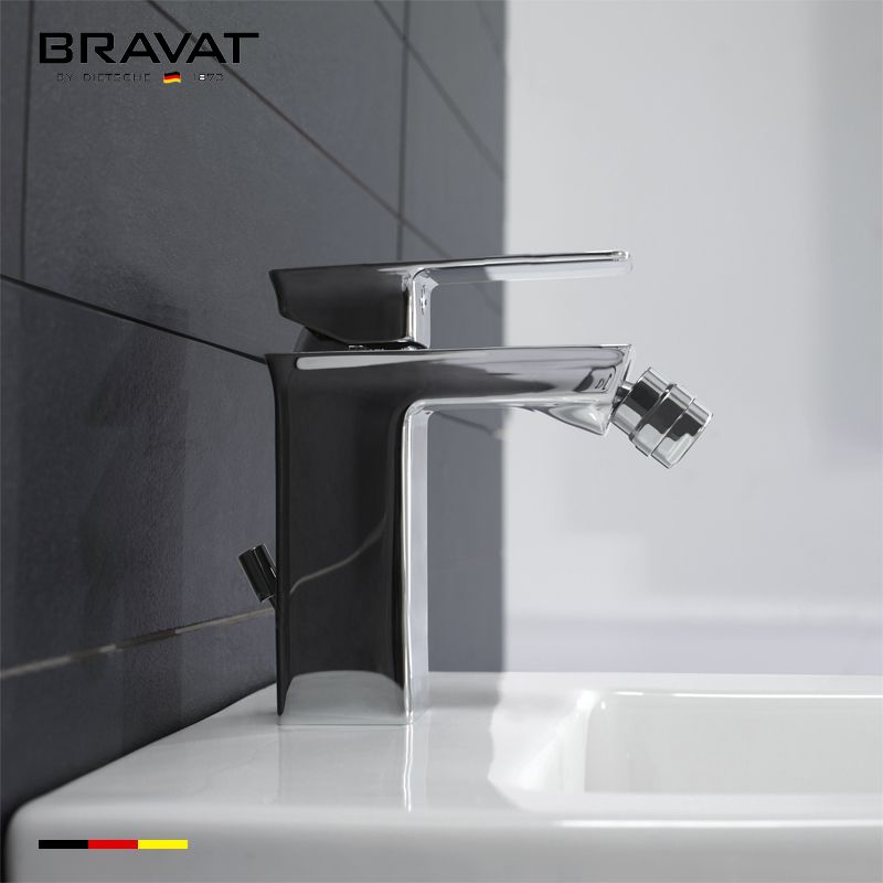 Single Handle Bidet Mixer With Lift-Rod Pop-Up Waste F356101C-ENG