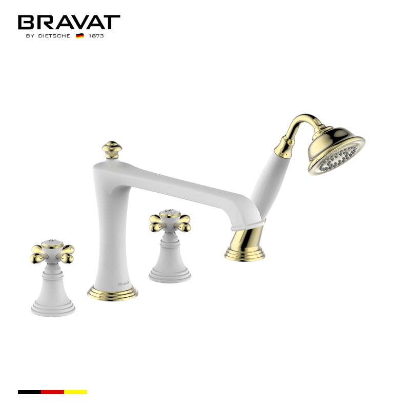 Two Handles 4-hole Bath&Shower Mixer F551199NP-BAF-ENG
