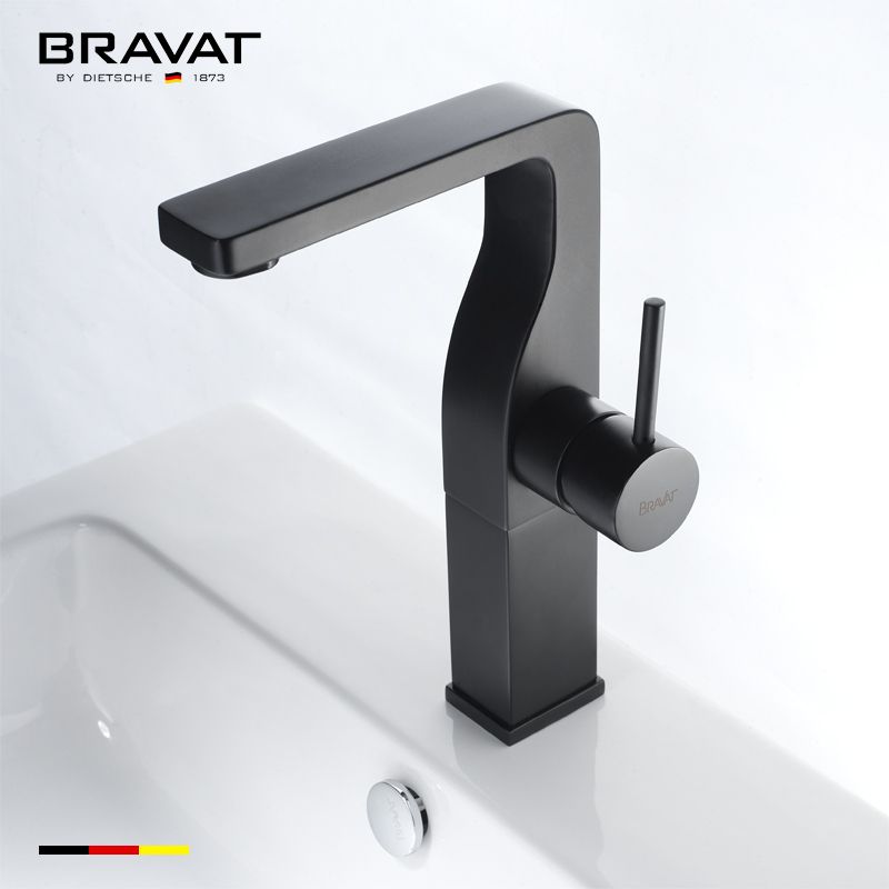 Single Handle High Basin Mixer (black) F16061K-A2-ENG