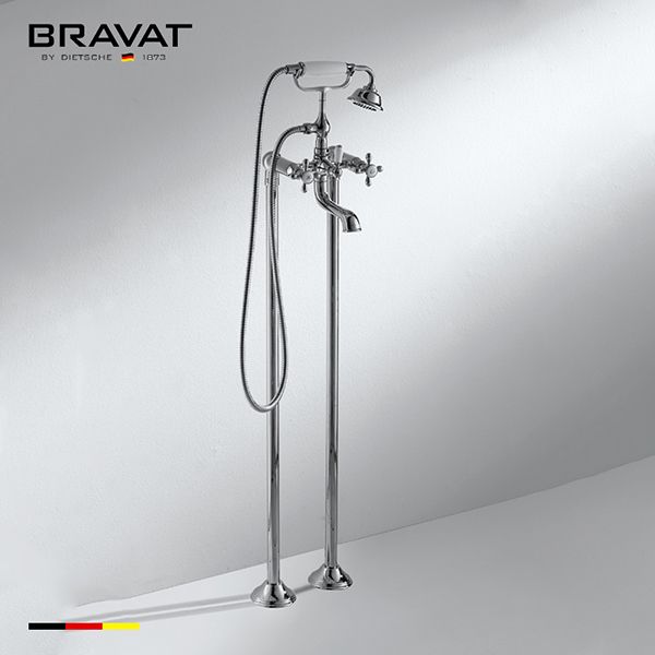Free Standing Bath & Shower Mixer F651199CP-ENG