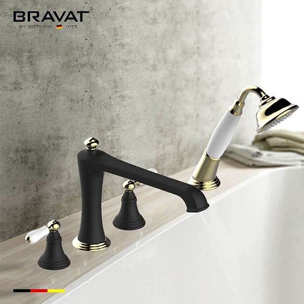 4-hole Bath&Shower Mixer F55193BW-BAF