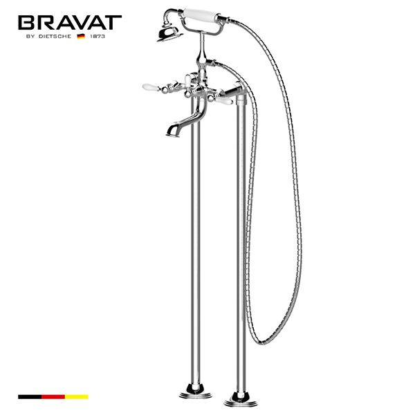 Free Standing Bath & Shower Mixer F65193CP-ENG