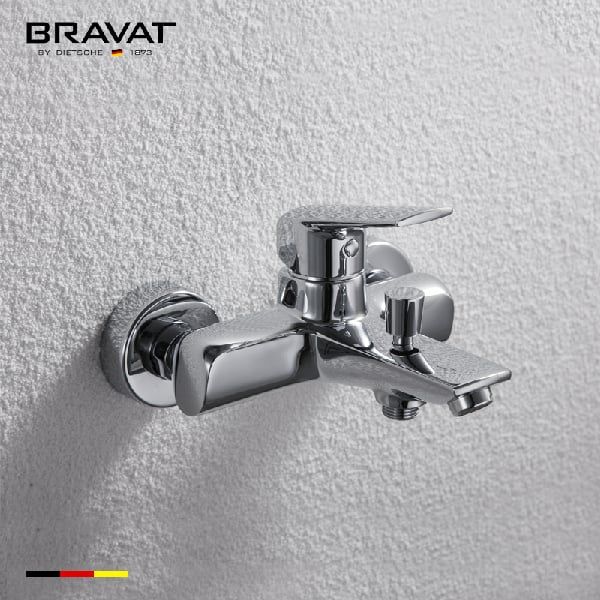 Single Handle Wall Mounted Bath & Shower Mixer F6121179CP-01