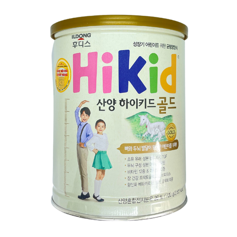  Sữa dê Hikid Hàn Quốc 700g (1-9 tuổi) 